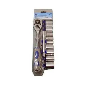 JOGO CHAVE CATRACA 1/4" 10pcs 4mm/13mm HF