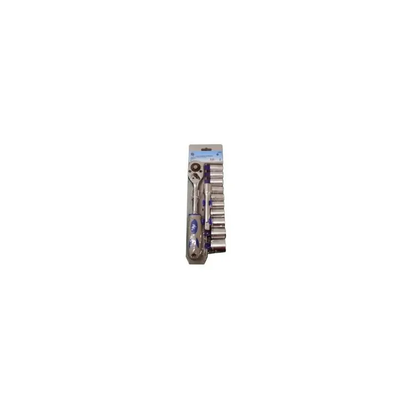 JOGO CHAVE CATRACA 1/4" 10pcs 4mm/13mm HF